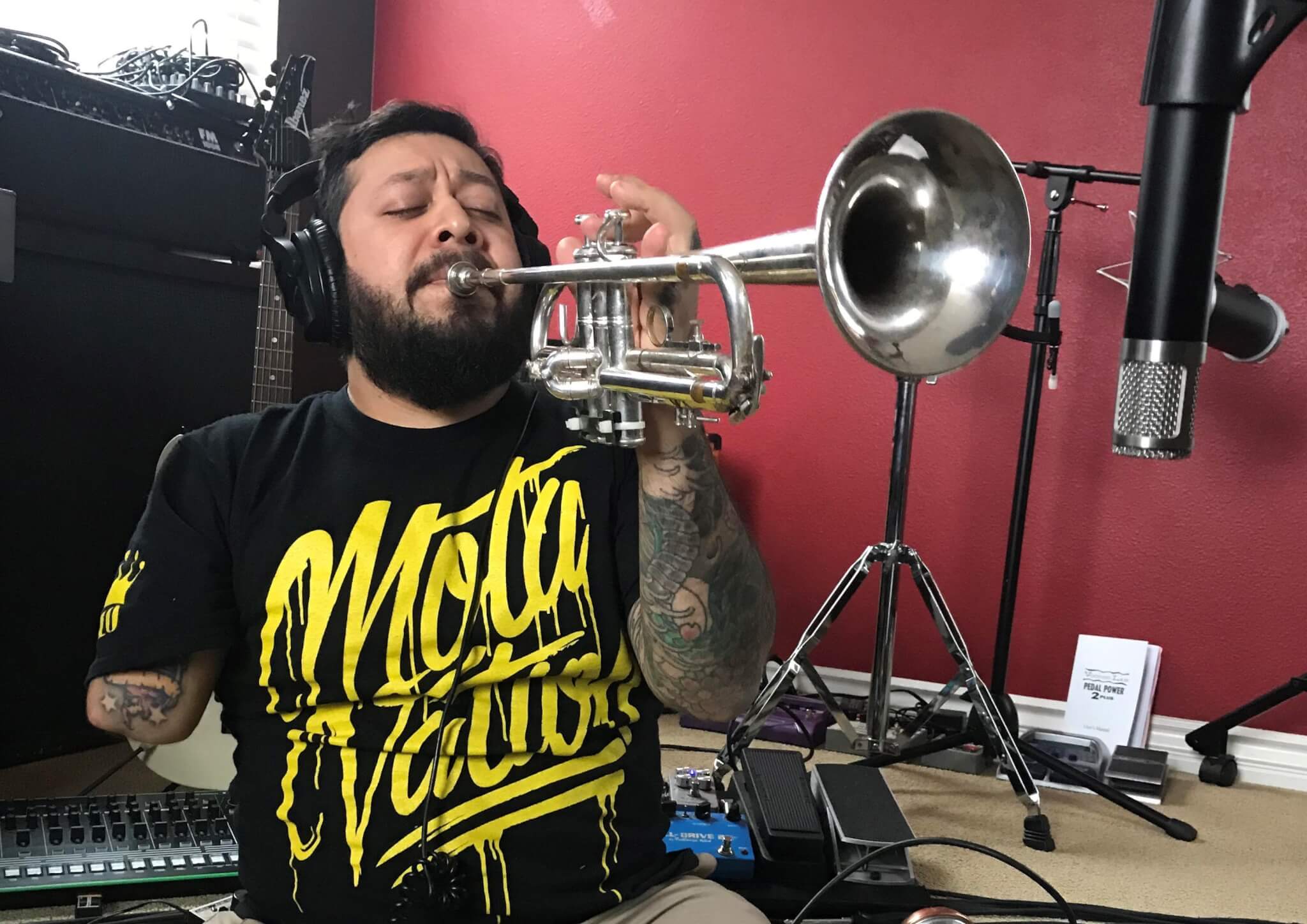 Triple Amputee Uses Music to Push Through ‘Dark Times’