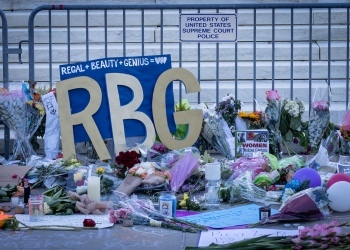 Spouses urge others to honor Ginsburg by ‘keeping the door open behind them’