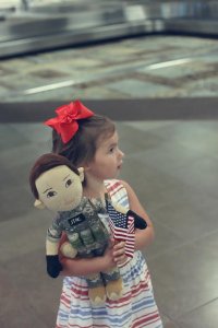 Budsies are dolls made in the image of a service member in order to help bring comfort to those children missing their parent or family member.
