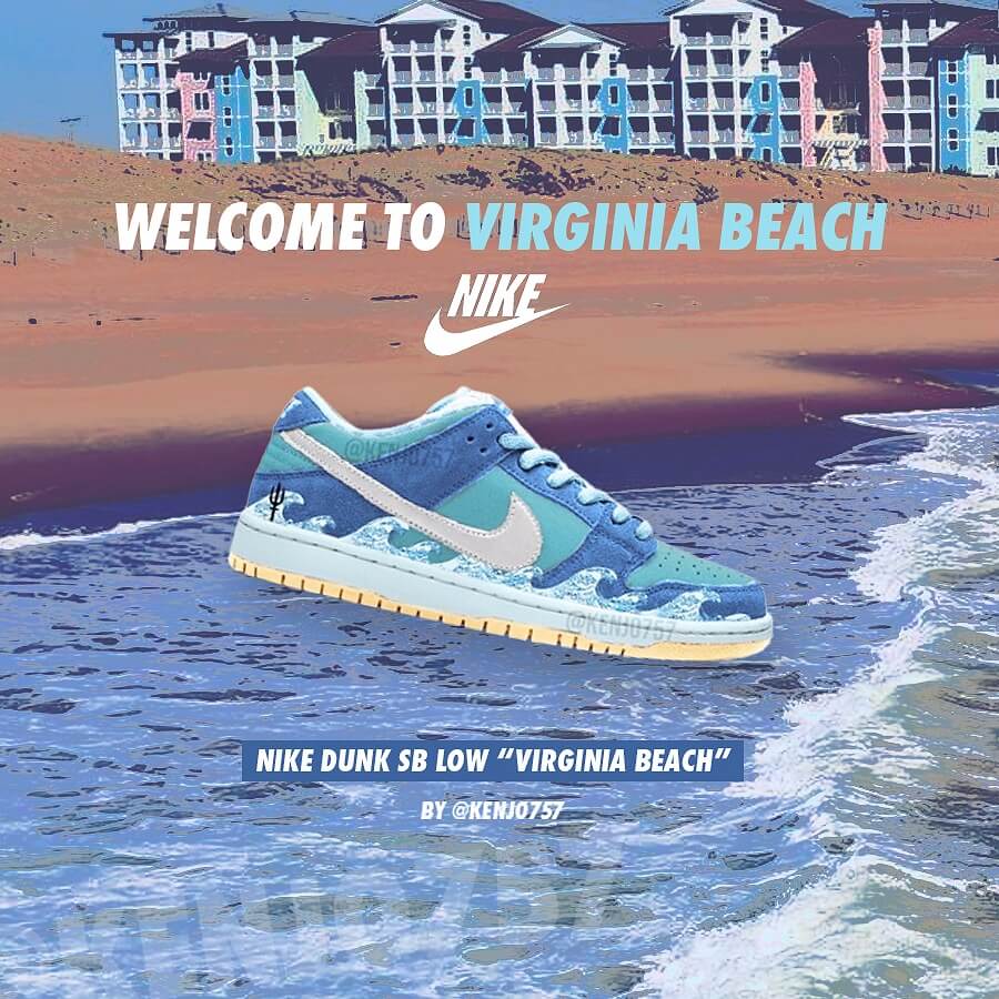 Coast Guard yeoman wins Instagram contest with Virginia Beach-themed shoe design