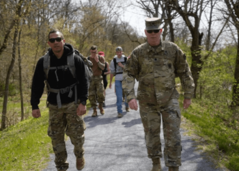 Guardsman uses humor to educate others on military service