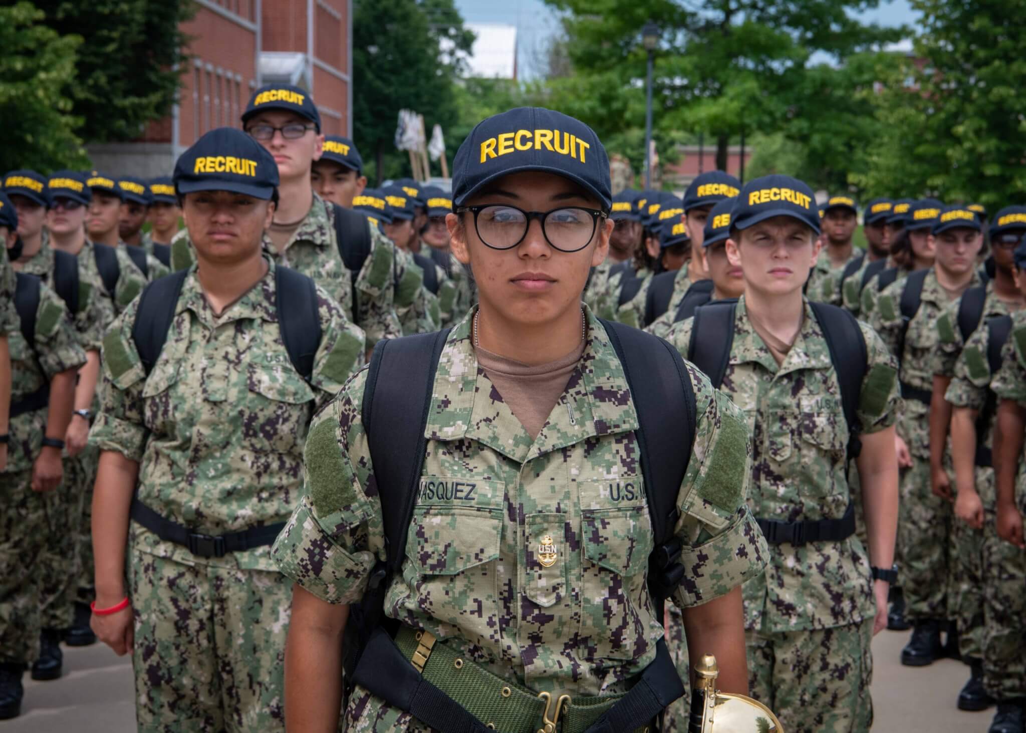 navy recruits basic training prep
