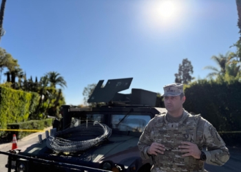 SoCal fire response personal for mobilized guardsmen