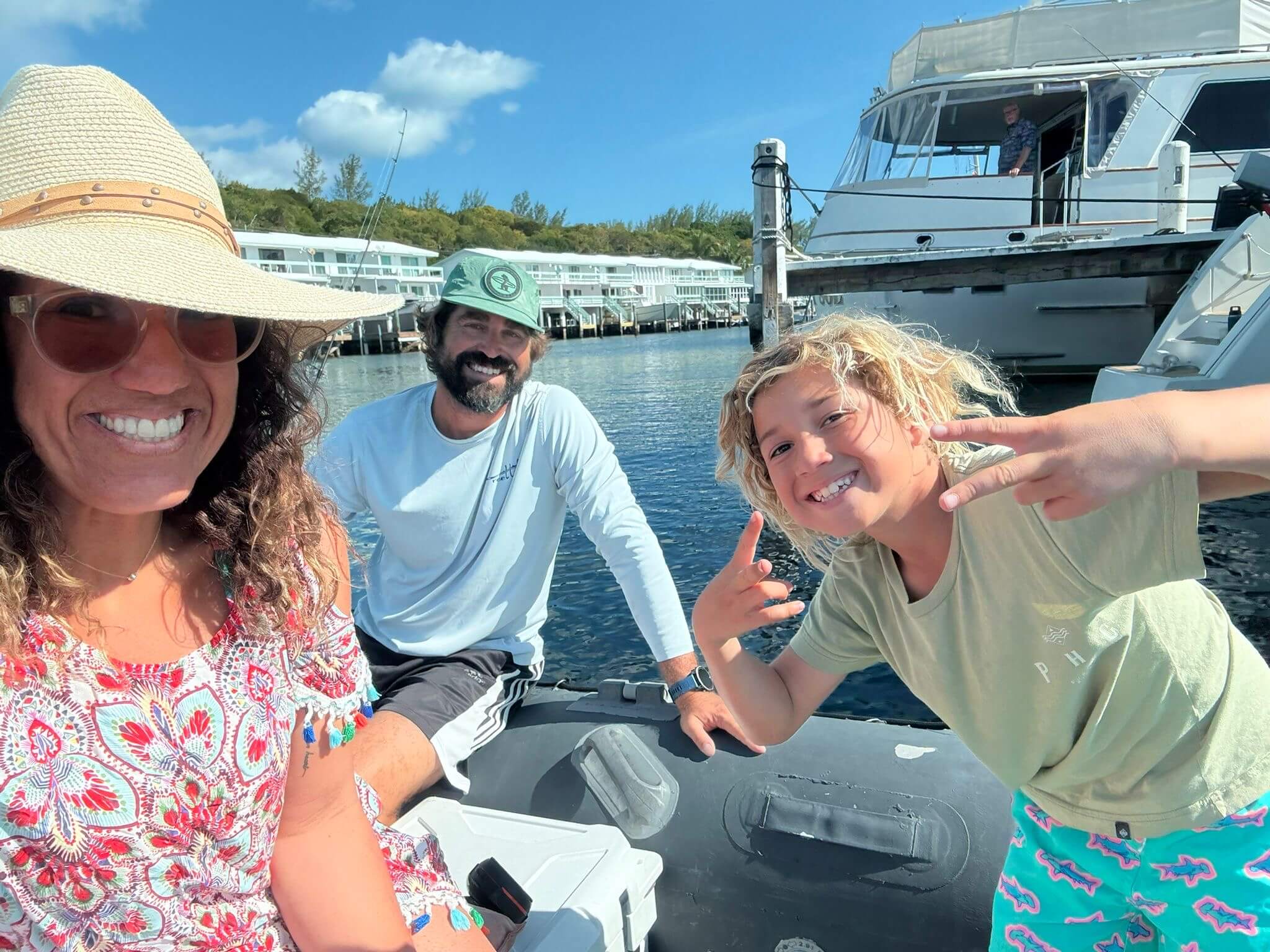 The Bond family enjoys full-time ocean living. Photo courtesy: Alicia Bond