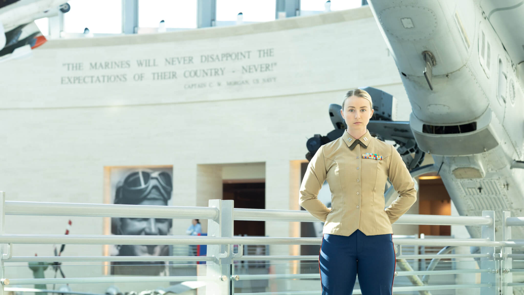 Marine, Olympian and author inspires young girls to dream big