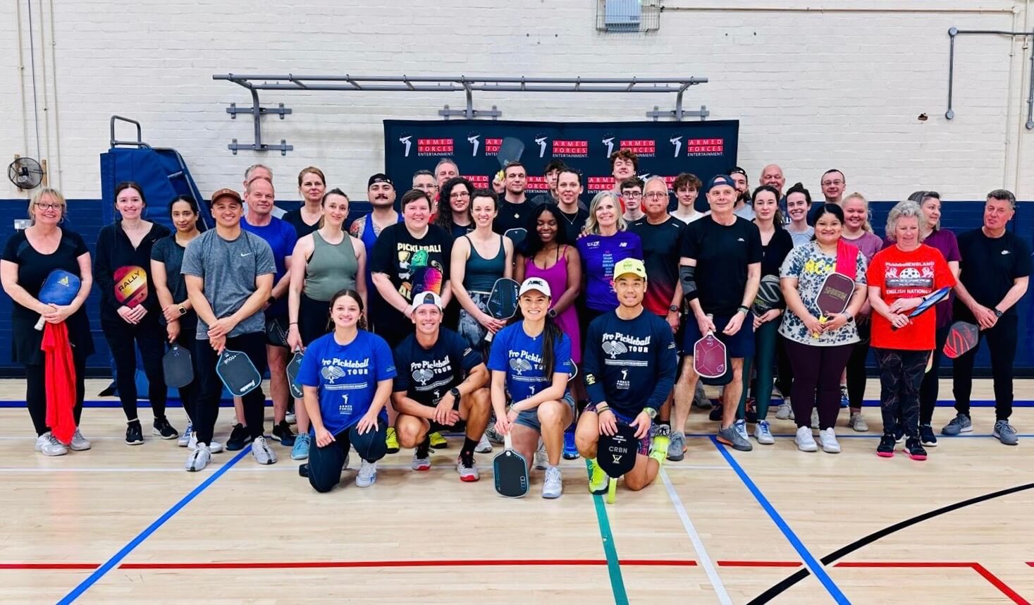 Pro pickleball player goes on tour for troops