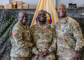 A family of soldiers with over 100 years of combined service