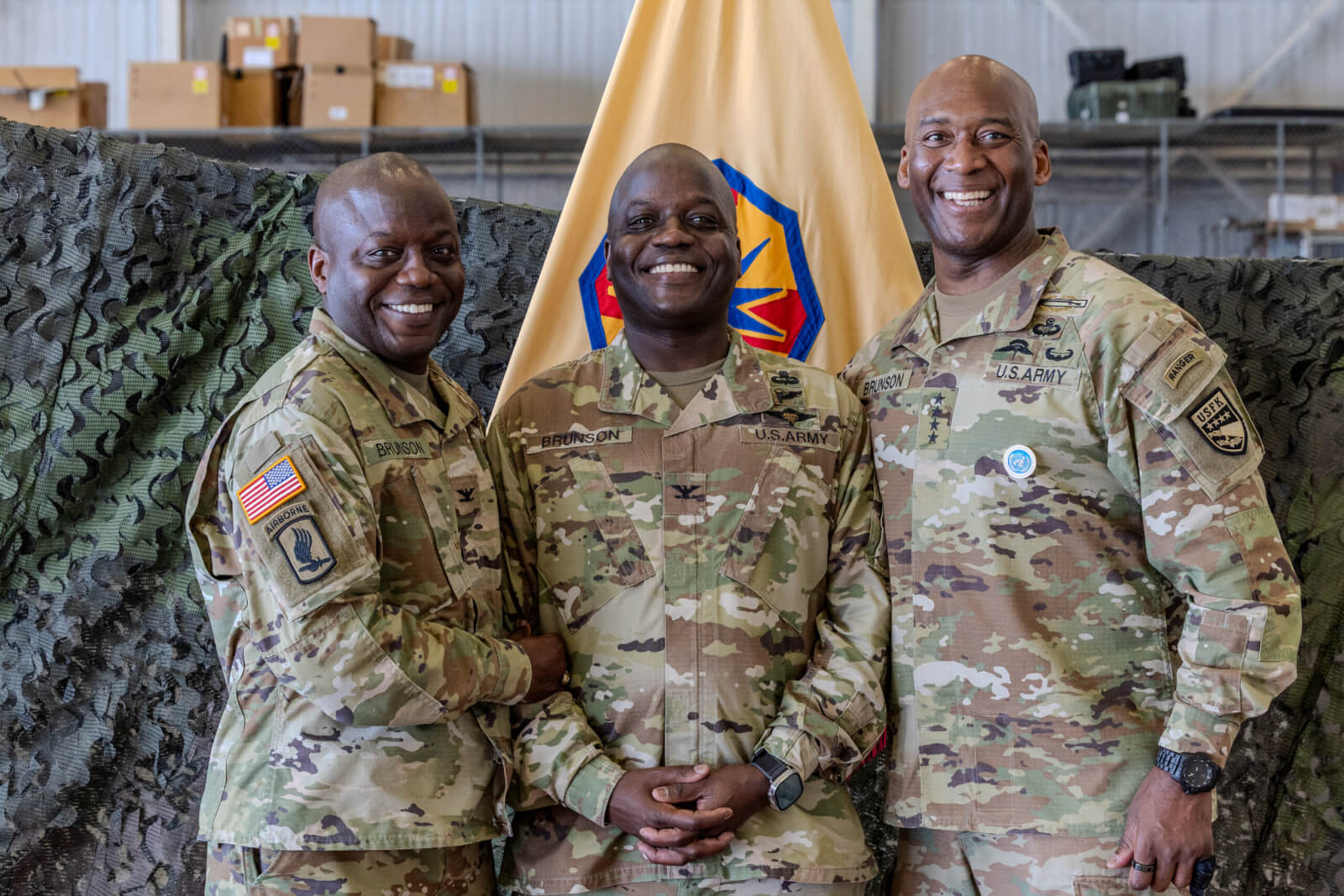 A family of soldiers with over 100 years of combined service