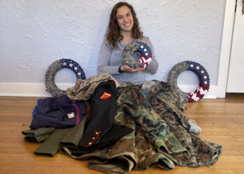 Veteran and active-duty spouse honors military service in her business
