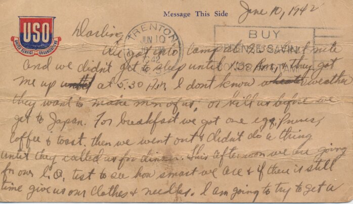 Letters home: a soldier’s intimate chronicle of World War II